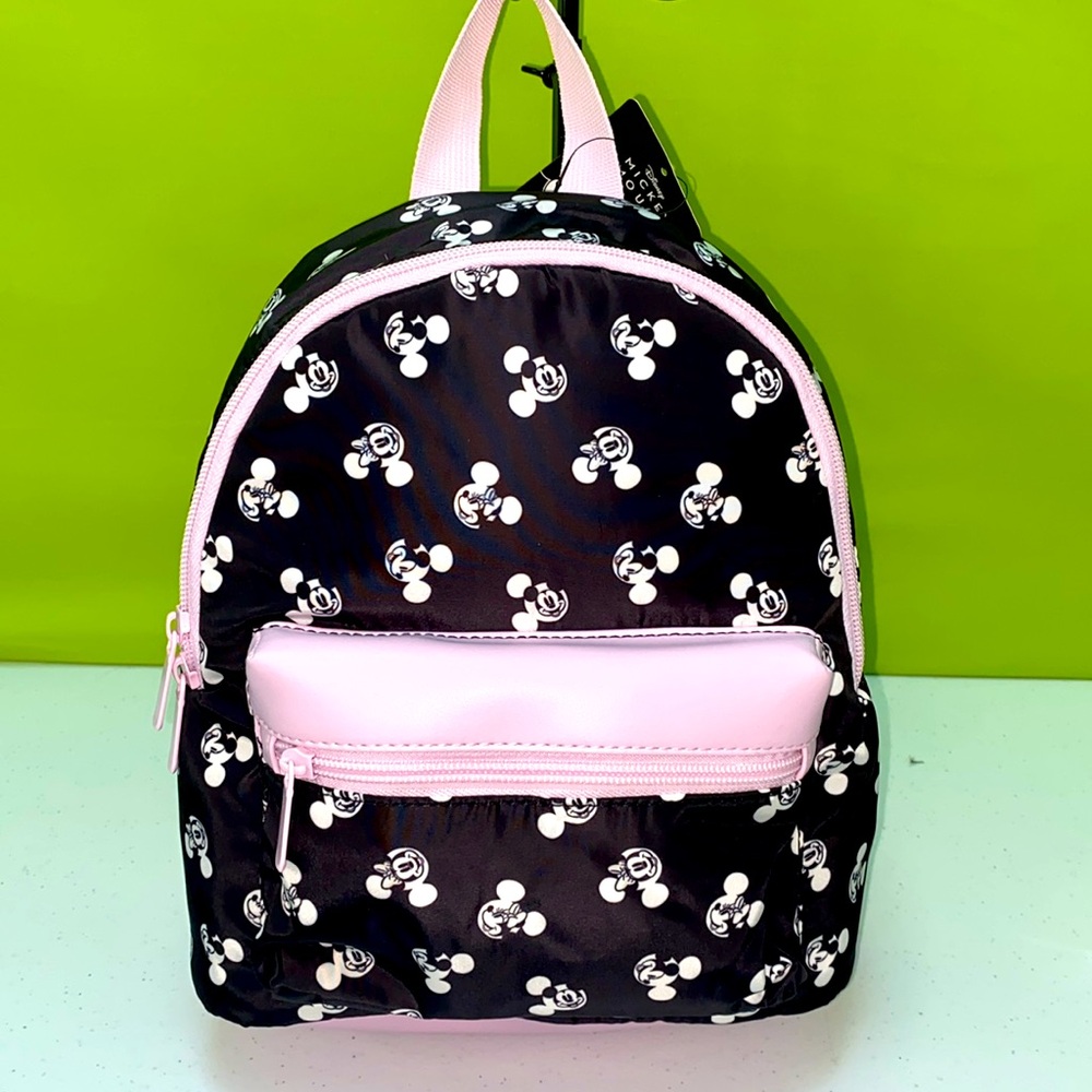 Disney Mickey Mouse Sm Nylon Backpack New